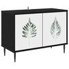 vidaXL TV ormar HANAU 69 x 33 x 50,5 cm Crni hrast Konstruirano drvo
