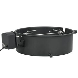 vidaXL Set za obruč za ražanj 47 cm crni