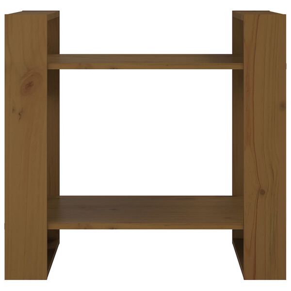 vidaXL Ormarić za knjige / pregrada boja meda 60x35x57 cm drveni