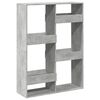 vidaXL Regal za knjige boja betona 100x33x135 cm konstruirano drvo