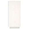 vidaXL Komoda bijela 120 x 35 x 80 cm od masivne borovine