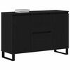 vidaXL Sideboard Crni hrast 101.5 x 35 x 70 cm Konstruirano drvo