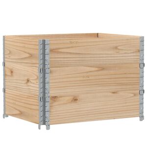 vidaXL Okviri za palete 3 kom 80 x 60 cm od masivne borovine