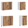 vidaXL 7-dijelni set kuhinjskih ormarića Kalmar konstruiranog drva
