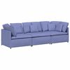 vidaXL Modularna sofa s jastucima, tkanina, traperice, plava