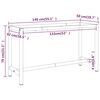 vidaXL Okvir za radni stol mat crni i mat crveni 140x50x79 cm metalni