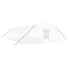vidaXL Plastenik s čeličnim okvirom bijeli 72 m&sup2; 12 x 6 x 2,85 m