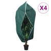 vidaXL Navlake za biljke od flisa s patentom 4 kom 70 g/m&sup2; 3,14x2,5 m