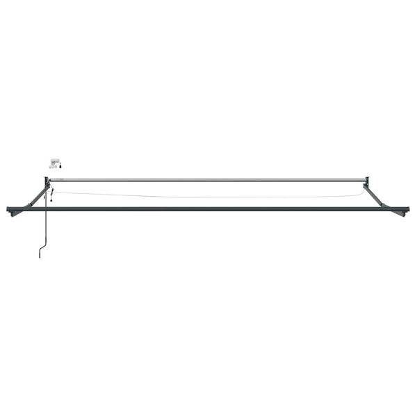 vidaXL Električni sklopivi okvir tende Antracit 4 &times; 3 m Aluminij