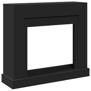 vidaXL Okvir za kamin crni 100 x 30 x 87,5 cm od konstruiranog drva