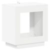 vidaXL Bocni stol Bijela 60 x 40 x 65 cm Konstruirano drvo