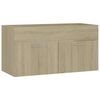 vidaXL Ormarić za umivaonik boja hrasta sonome 90x38,5x46 cm drveni