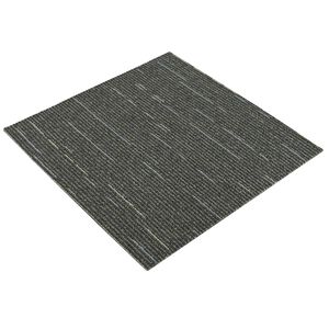 vidaXL Tepih pločica Prugasta svijetlo zelena 50 x 50 cm 20 kom.