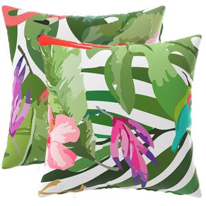 vidaXL Presvlaka za jastuk 2 pcs HEERLEN &Scaron;areni 30 x 30 cm Poliester