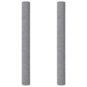 vidaXL Neklizajuće flis za slikanje 2 kom 5 m 220 g/m&sup2; sive