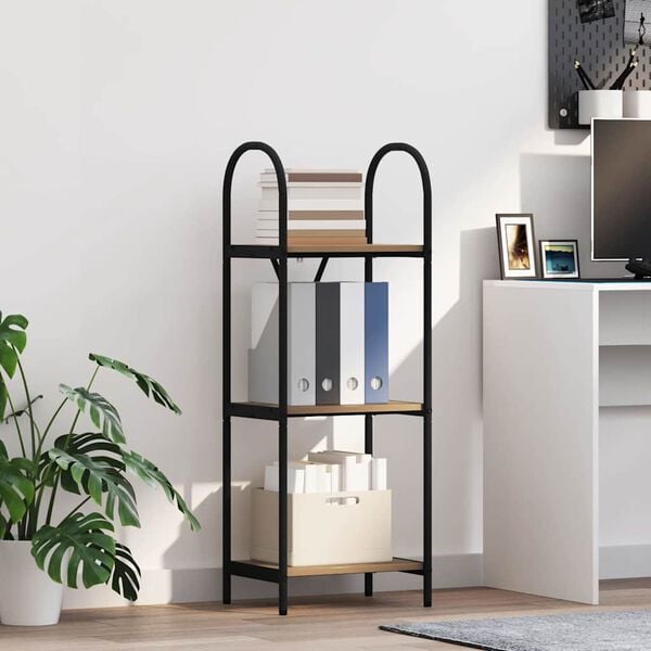 vidaXL Polica Umjetnički hrast 40 x 30 x 109 cm Konstruirano drvo