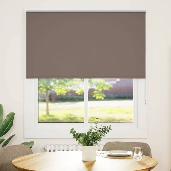 vidaXL Rolo zavjesa Blackout Coffee 120x150 cm Širina tkanine 116,6 cm