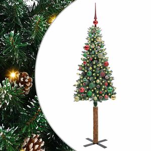 vidaXL Mr&scaron;avo božićno drvce Zelena 150 cm PVC i čvrsto drvo bora