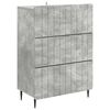 vidaXL Ormar s ladicama Betonska siva 66 x 34,5 x 92 cm