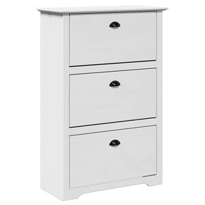 vidaXL Stalak za cipele "BODO" bijeli 80x35x118 cm