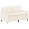 vidaXL Sofa Krem 156 x 81 x 87,5 cm Tkanina
