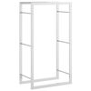 vidaXL Stalak za drva za ogrjev 50x28x94 cm od nehrđajućeg čelika