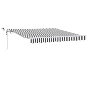 vidaXL Tenda na automatsko uvlačenje LED antracit i bijela 300x250 cm