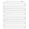vidaXL Vrtna sadilica bijela 110x40x46 cm od masivne borovine