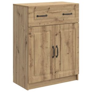 vidaXL Kreveta Hrast artisan 66 x 34,5 x 87 cm Konstruirano drvo