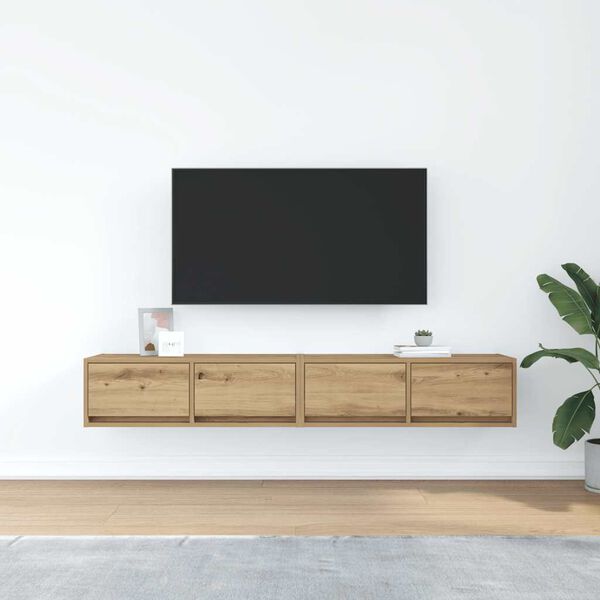 vidaXL TV ormarići 2 kom boja artisian hrast 80x31x25,5 cm drveni