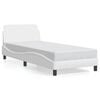 vidaXL Okvir za krevet Dover bijeli 80 x 200 cm od umjetne kože