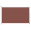 vidaXL Uvlačiva bočna tenda za terasu 180 x 300 cm smeđa