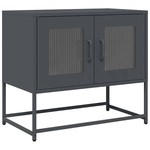 vidaXL TV ormarić antracit 68x39x60,5 cm hladno valjani čelik