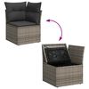 vidaXL 7-dijelni set vrtnih sofa sivi od poliratana