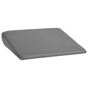 vidaXL Jastuk za sjedalo Siva 39 x 38 x 8,5 cm PU pjena