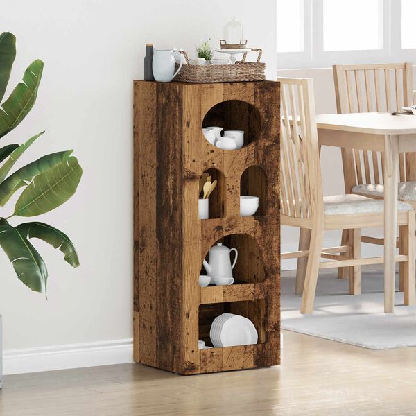 vidaXL Kreveta Staro drvo 40 x 35 x 100,5 cm Konstruirano drvo