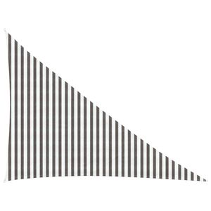 vidaXL Jedrilica za sunčevu sjenu Svijetlo siva i bijela. 3 x 4 x 5 m