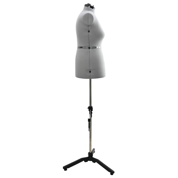 vidaXL Podesivi oblik haljine za žene Siva l Bar&scaron;un