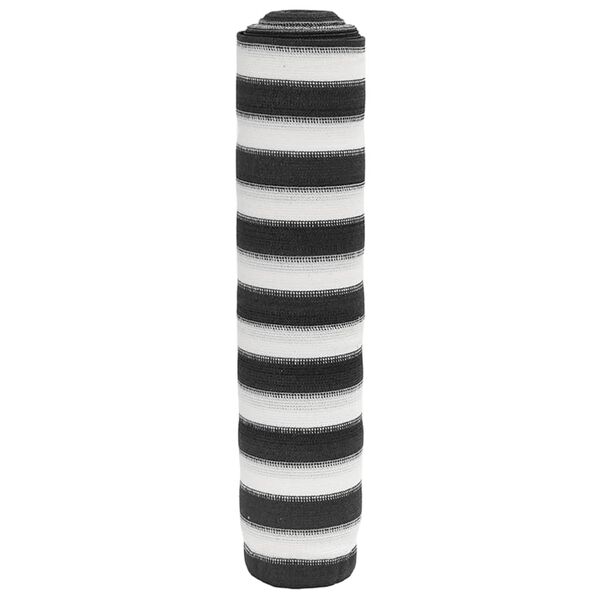 vidaXL Mreža za privatnost antracit-bijela 2 x 25 m HDPE 75 g/m&sup2;