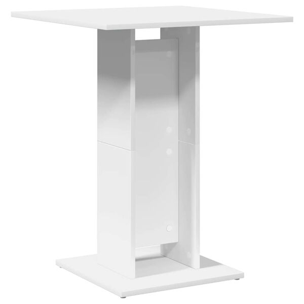 vidaXL Bistro stol bijeli 60 x 60 x 75 cm od konstruiranog drva