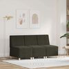 vidaXL Modularna sofa bez naslona 3 pcs Zelena 55 x 74 x 82 cm