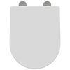 vidaXL WC daska Podesiva Bijelo 48 x 36,5 x 4,5 cm Polipropilen