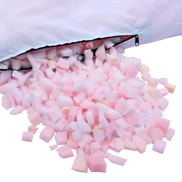 vidaXL Rasjeckana pjena Ružičasta 2,5 kg Poliuretan