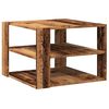 vidaXL Stol za kavu Staro drvo 58x58x40 cm Konstruirano drvo
