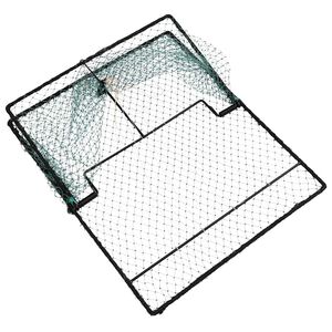 vidaXL Kavez za ptice Zelena 50 x 60 x 1,9 cm Polietilen