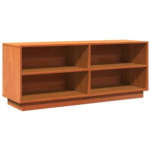 vidaXL Ormarić za cipele vo&scaron;tano smeđi 110x34x45 cm masivna borovina