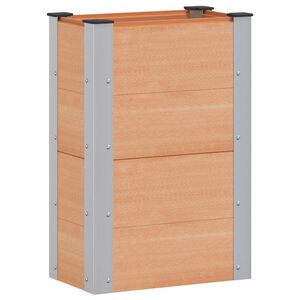 vidaXL Povi&scaron;ena vrtna gredica Smeđa 50 x 30 x 72 cm