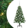 vidaXL Umjetno božićno drvce Zelena 120 cm PVC i Čelik i Plastika