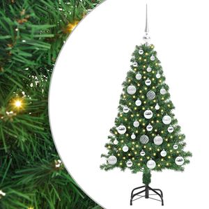 vidaXL Umjetno božićno drvce Zelena 120 cm PVC i Čelik i Plastika