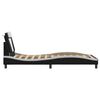 vidaXL Okvir kreveta Viana s LED-om bez madracacrno-bijeli 100 x 200 cm
